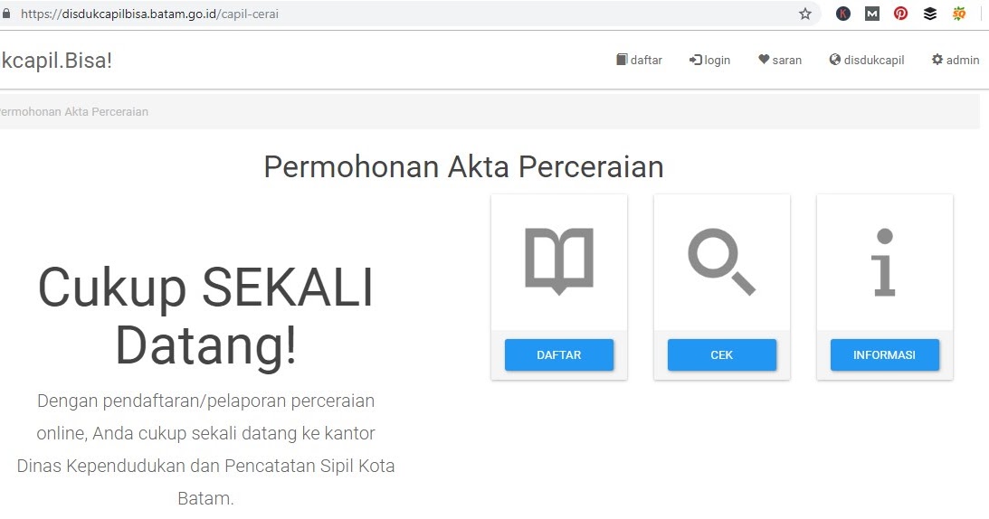 Pengurusan Akta Perceraian secara Online Gratis melalui