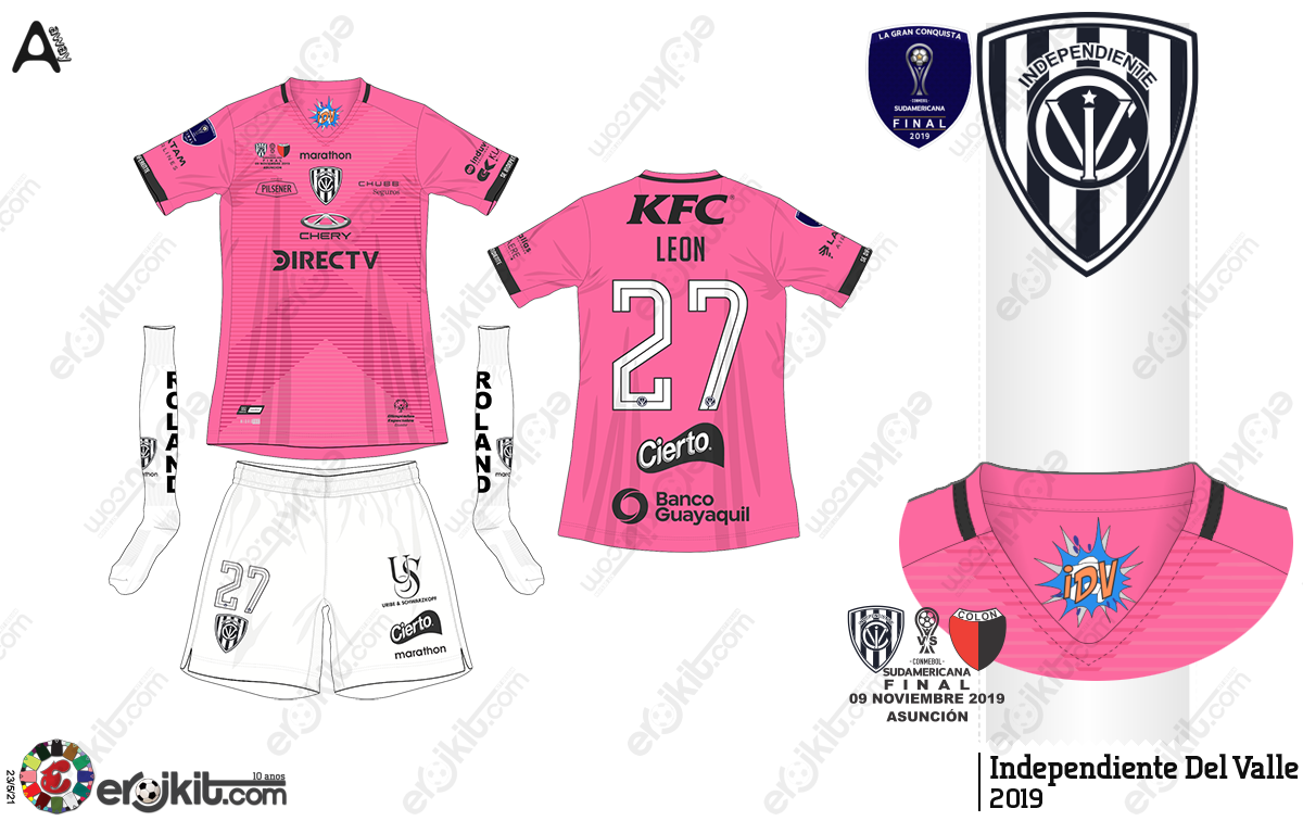 Kit Design, by eroj 2019 Independiente Del Valle Away