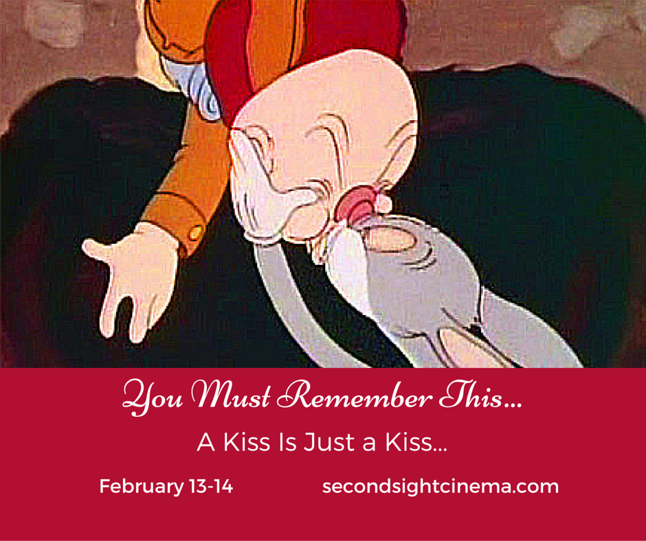 a Kiss Blogathon - Bugs and Elmer. wabbit kisscartoon. 