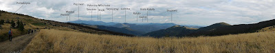 Panorama ze stoku Pohrebtyny.