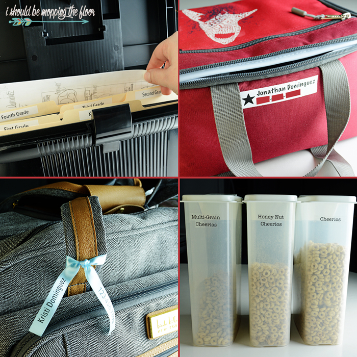 Top Ten Best Uses for A Label Maker i should be mopping the floor