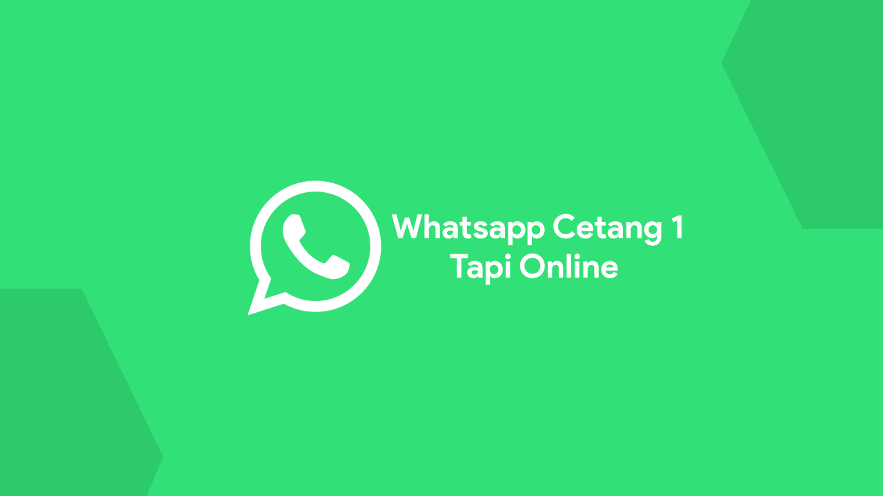 Cara Membuat Whatsapp √ Centang 1 Tapi Online