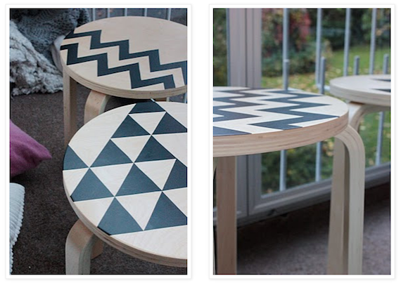 IKEA Hacks taburete Frosta