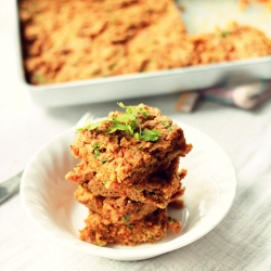 savory carrot cake bars recipe with spices