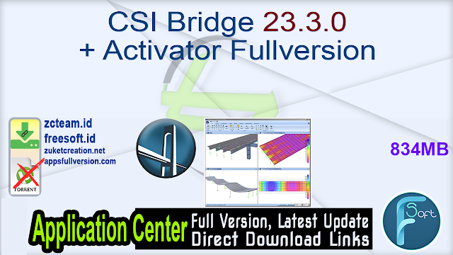 CSI Bridge 23.3.0 + Activator Fullversion