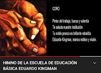 En el año 2019 escribí la letra del Himno de la Escuela de Educación Básica Eduardo Kingman