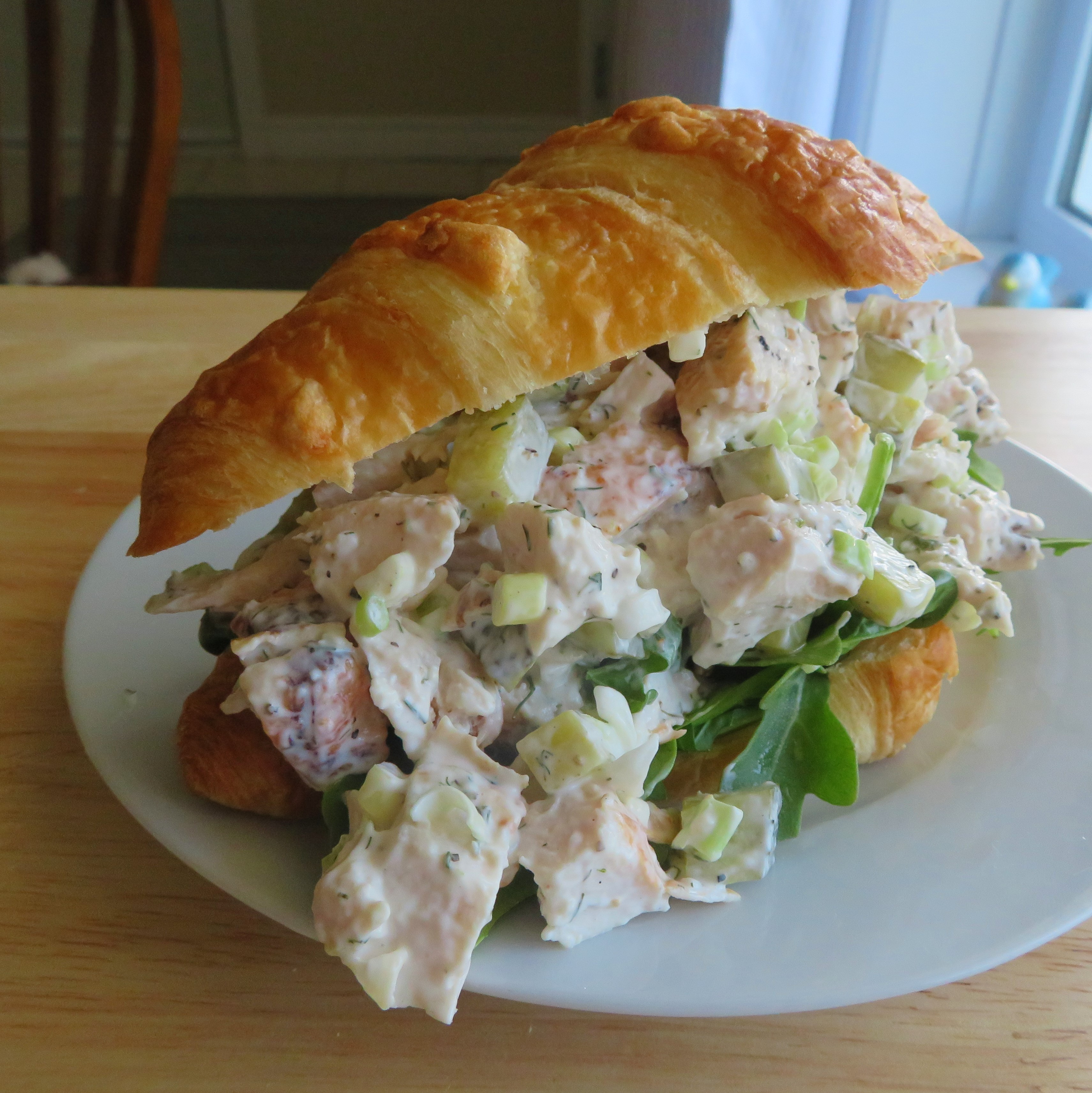 Dill Pickle Chicken Salad Croissants The English Kitchen
