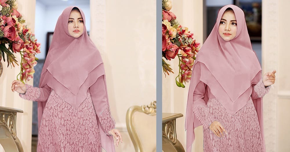 gamis syari pengantin pesta