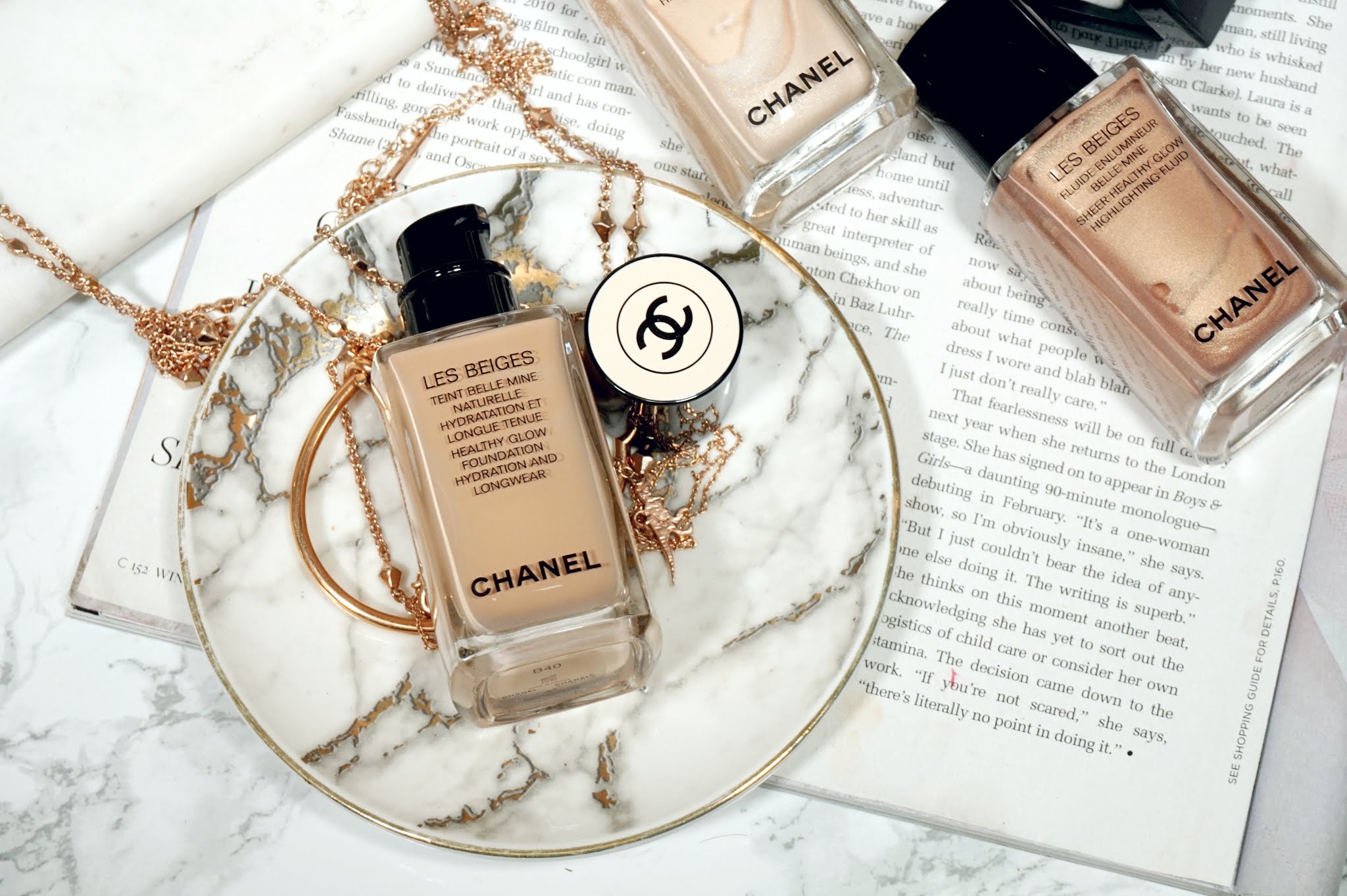 CHANEL LES BEIGES Healthy Glow Foundation/ Hydration Longwear Review 