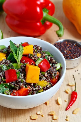 Thai Style Black Quinoa Salad