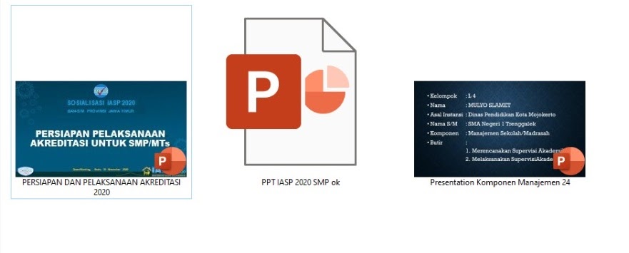 √ 3 Materi Persiapan dan Pelaksanaan AKreditasi IASP2020