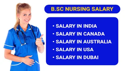 Salary of BSc Nursing in India, Canada, USA, Australia and Dubai