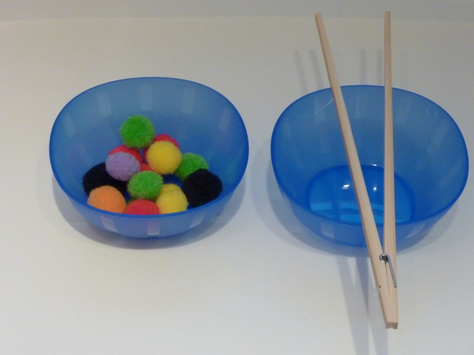 Family FECS Montessori Activity Transferring with Children's Chopsticks