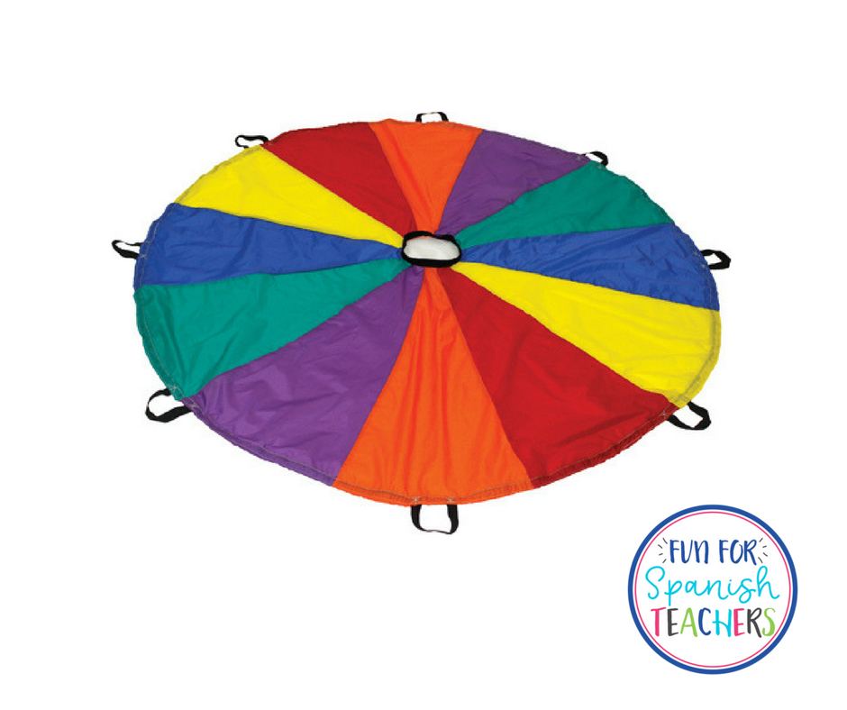 Activities for Parachute Time FunForSpanishTeachers
