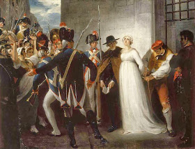 Marie Antoinette Being Taken to Her Execution by William Hamilton, 1794