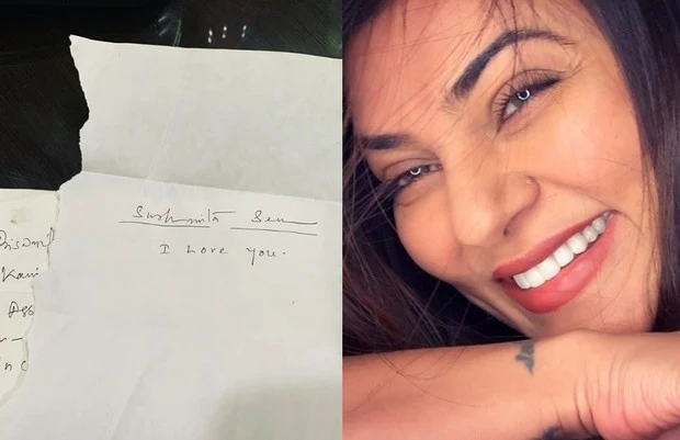 fan write love letter to sushmita sen