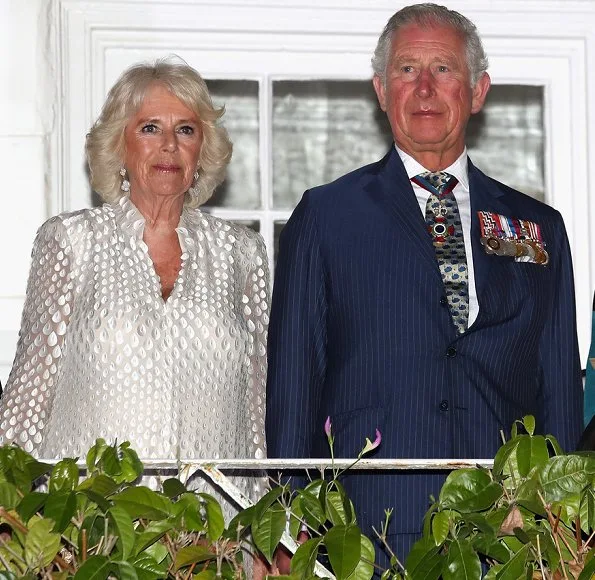 The Duke and Duchess of Cornwall attended a reception at the Prime Minister's residence