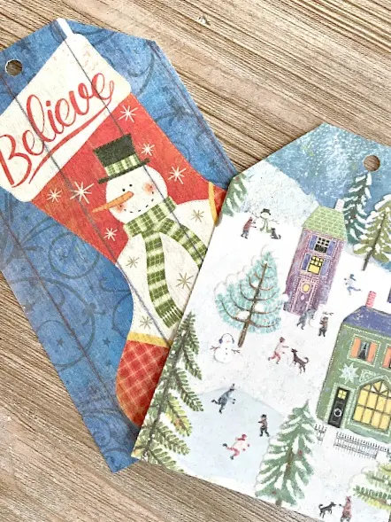 Christmas cards recycled for one more year