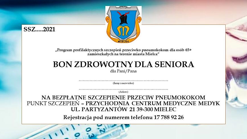 Rusza miejski program bezpłatnych szczepień seniorów