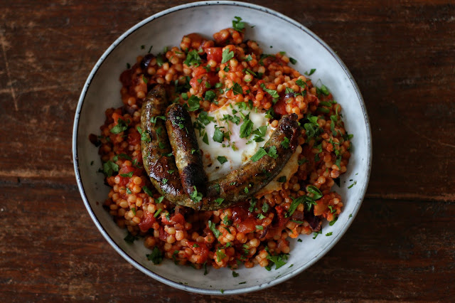 Shakshuka with Merguez Sausage