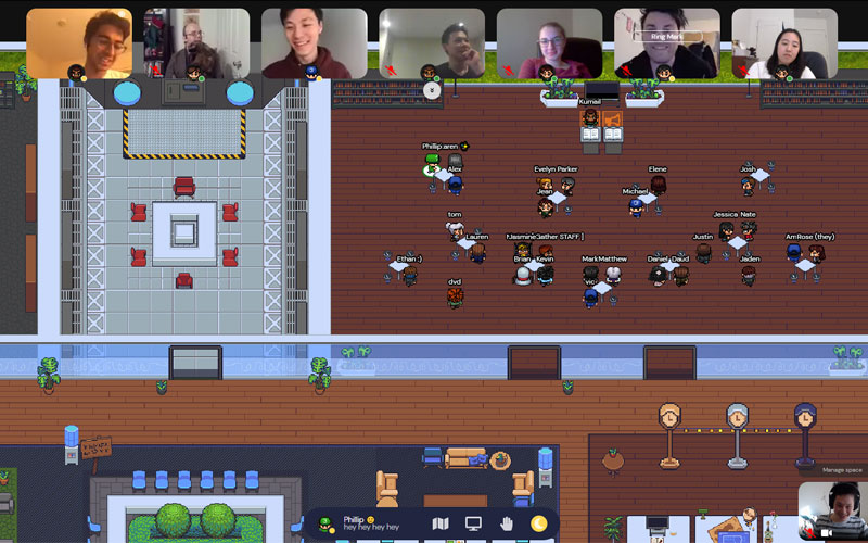 Study From Home (SFH) Menggunakan Gather Town BAHASA INDONESIA SMA IT