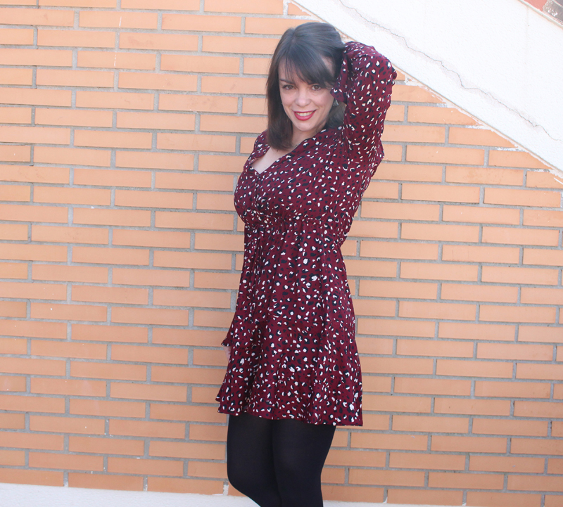 Vestido animal-print