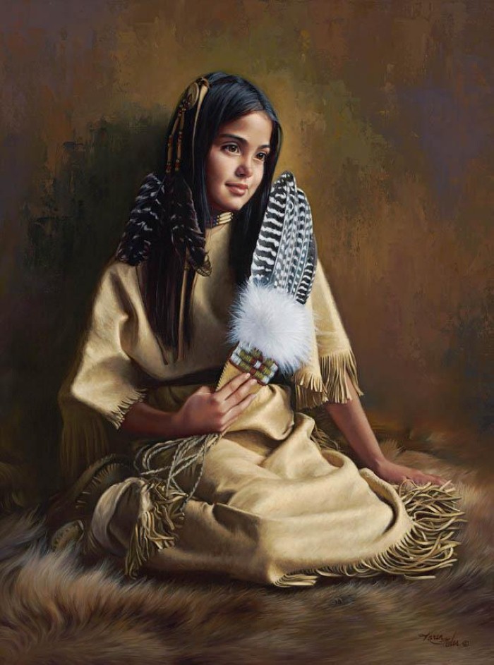 Картины об индейцах. Karen Noles 17