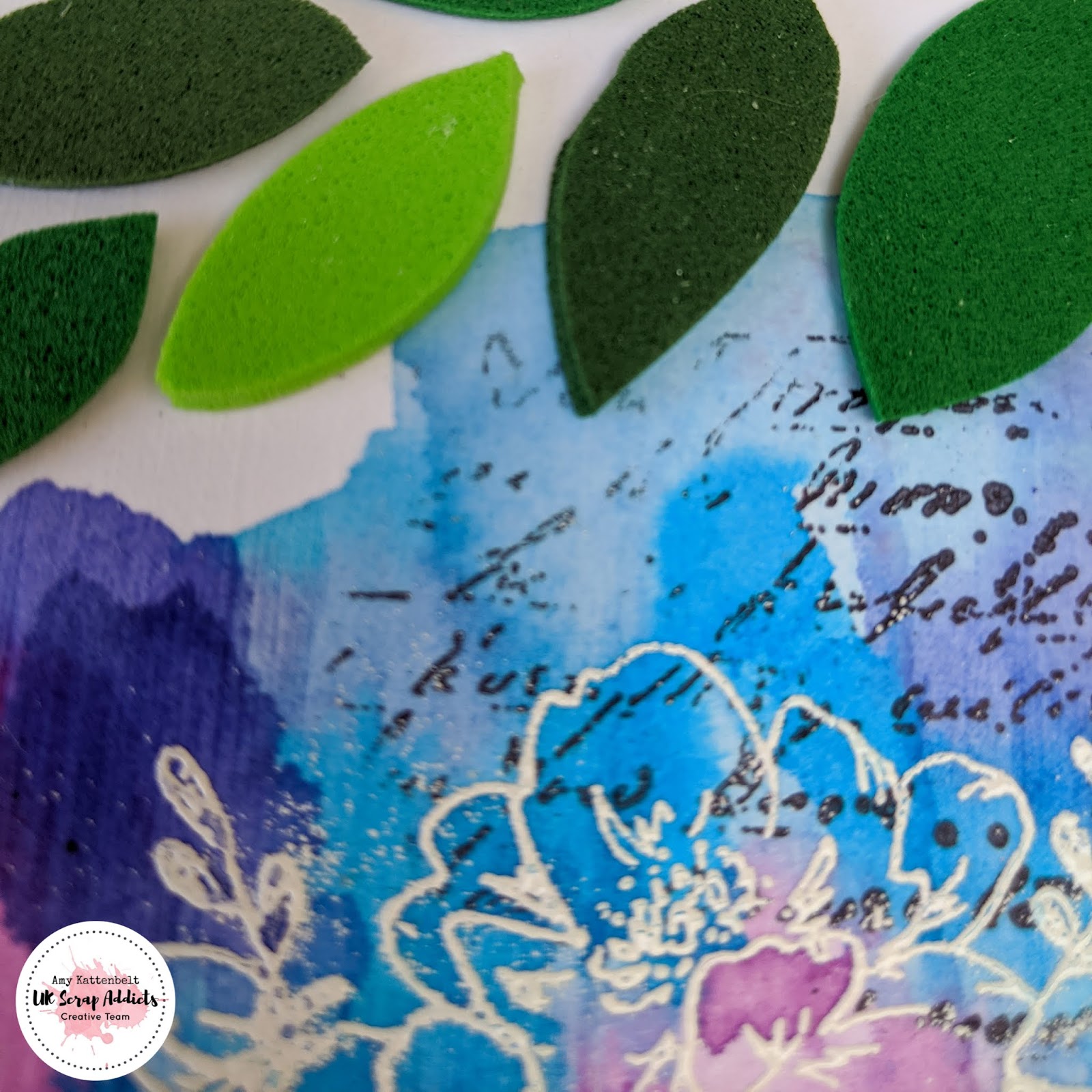 UK Scrap Addicts Edinburgh Castle Stamping Amy Kattenbelt