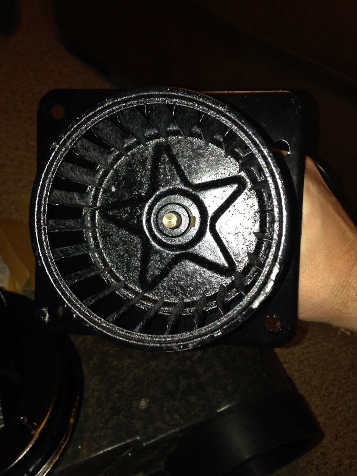 1965 Mustang: Heater Fan Motor install