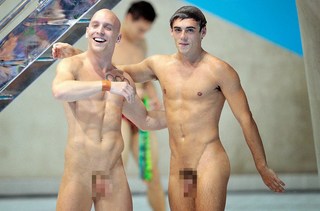 Olympic Stars Go Naked For Gay Times