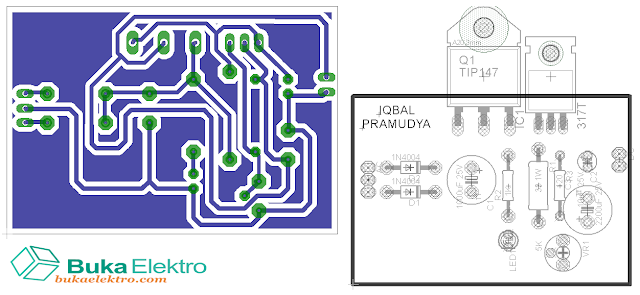 Membuat Rangkaian Power Supply Variable Beserta Layout - Buka Elektro