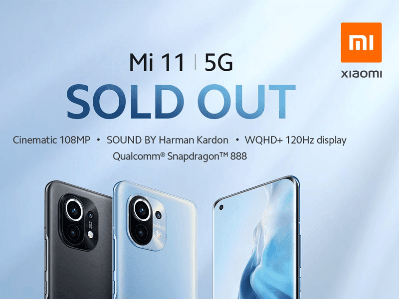 Xiaomi Mi 11 5G sold out in the PH hours after release!