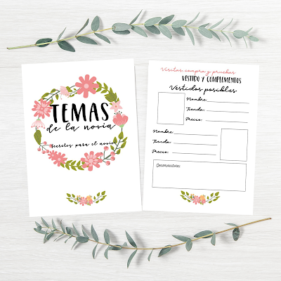 AGENDA A5 PARA PLANIFICAR BODA EN