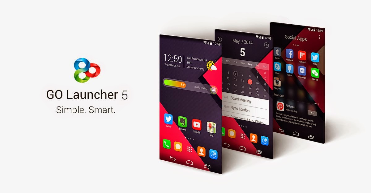 GO Launcher EX Prime Apk v5.02 build 325 + Go Locker Apk v3.00