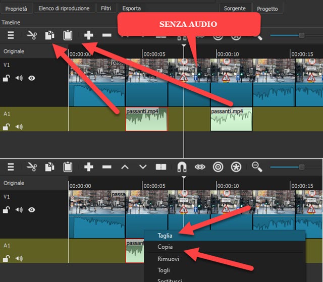 invertire video con audio silenziandolo o sostituendolo invertire video con audio silenziandolo o sostituendolo