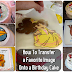 How To Transfer a Favorite Image Onto a Birthday Cake
