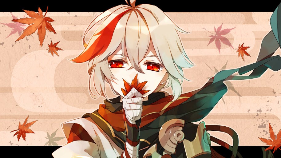 Kazuha Genshin Impact Game Art 4k 6521a Wallpaper Images