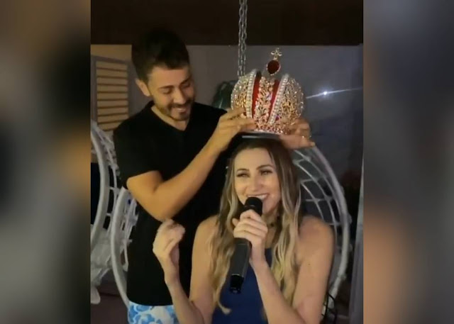 Carlinhos Maia coroa cearense Rita de Cássia em festa particular; assista