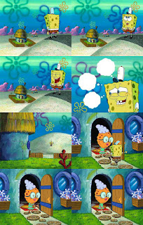 Polosan meme spongebob dan patrick 114 - spongebob pergi ke rumah nenek