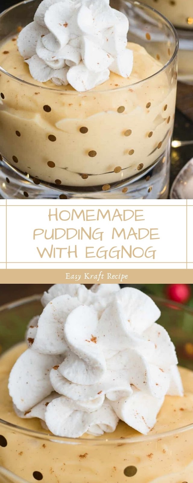 HOMEMADE PUDDING MADE WITH EGGNOG Easy Kraft Recipes