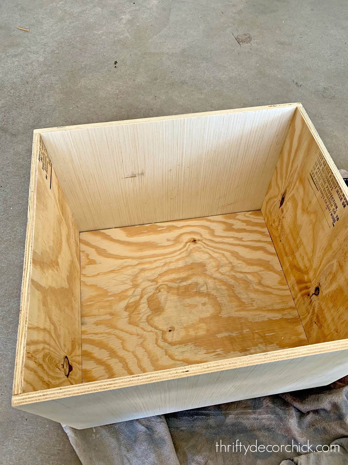 DIY sliding box for mud room shoes