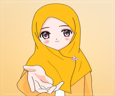 Download Gambar Kartun Muslimah Solehah 2021 - Gambar Kartun Muslimah