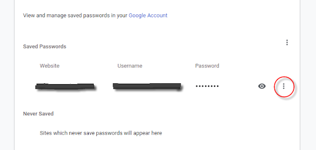 manage password