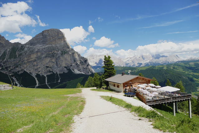 colfosco rifugio jimmy edelweiss sentiero panoramico