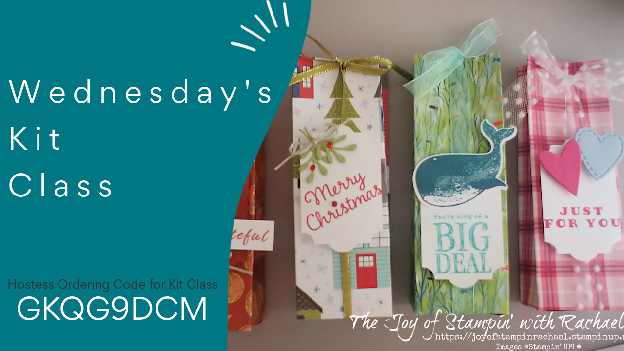 Wednesday's Kit Class Mini Favor Bags using DSP