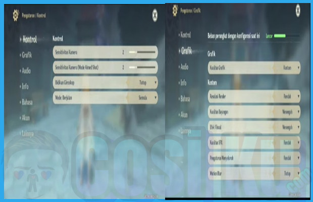 Cara Setting Kontrol, Grafik & Anti Lag di Genshin Impact untuk HP Android Cara Setting Kontrol, Grafik & Anti Lag di Genshin Impact untuk HP Android