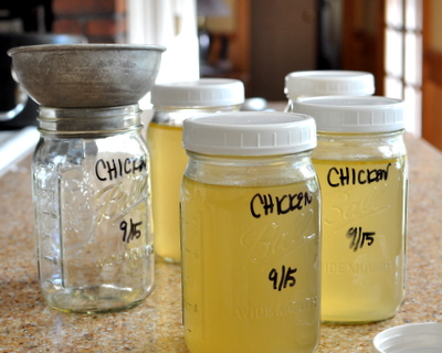 One Quick Tip: How to Freeze Stock in Glass Canning Jars