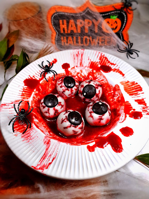 YEUX HALLOWEEN _ energy balls proteinees au chocolat & puree de cacahuetes_sans gluten