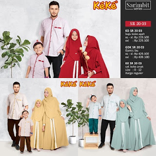 Koleksi Sarimbit Keluarga Keke Terbaru SR 20 03