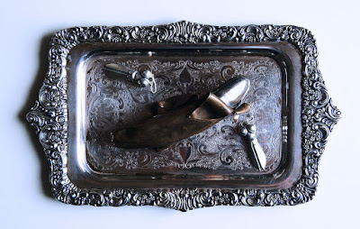 banana belt buckle with superflies by alex streeter